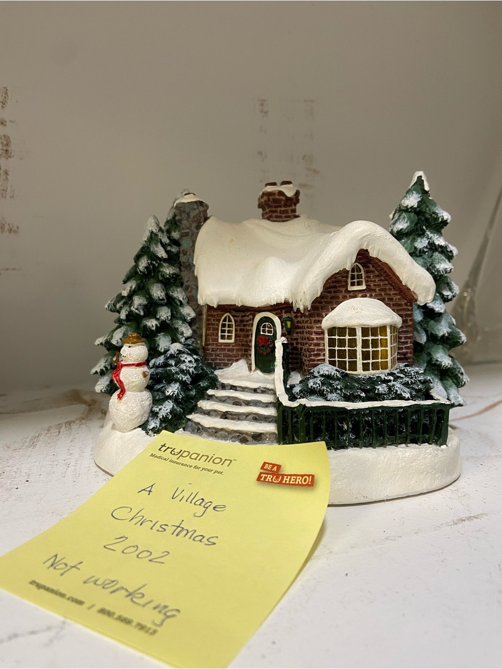 Set of 12 Thomas Kinkade Christmas Village Scenes - Picture 9 of 14